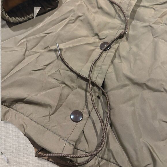 Vintage L.L. Bean Women Small Barn Coat Olive Insulated Field Jacket USA 70s 80s - Picture 6 of 9